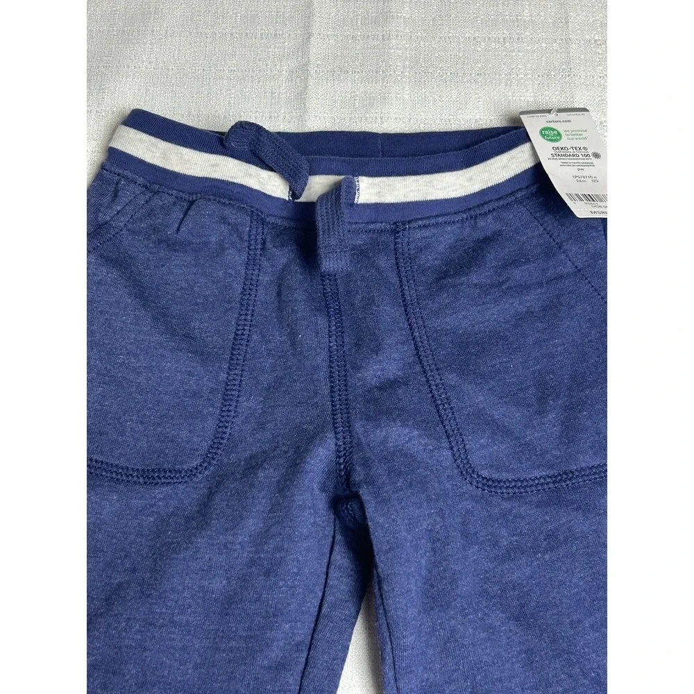 Carter's Boy‎ Drawstring Joggers Sz 24 Months Blue NWT